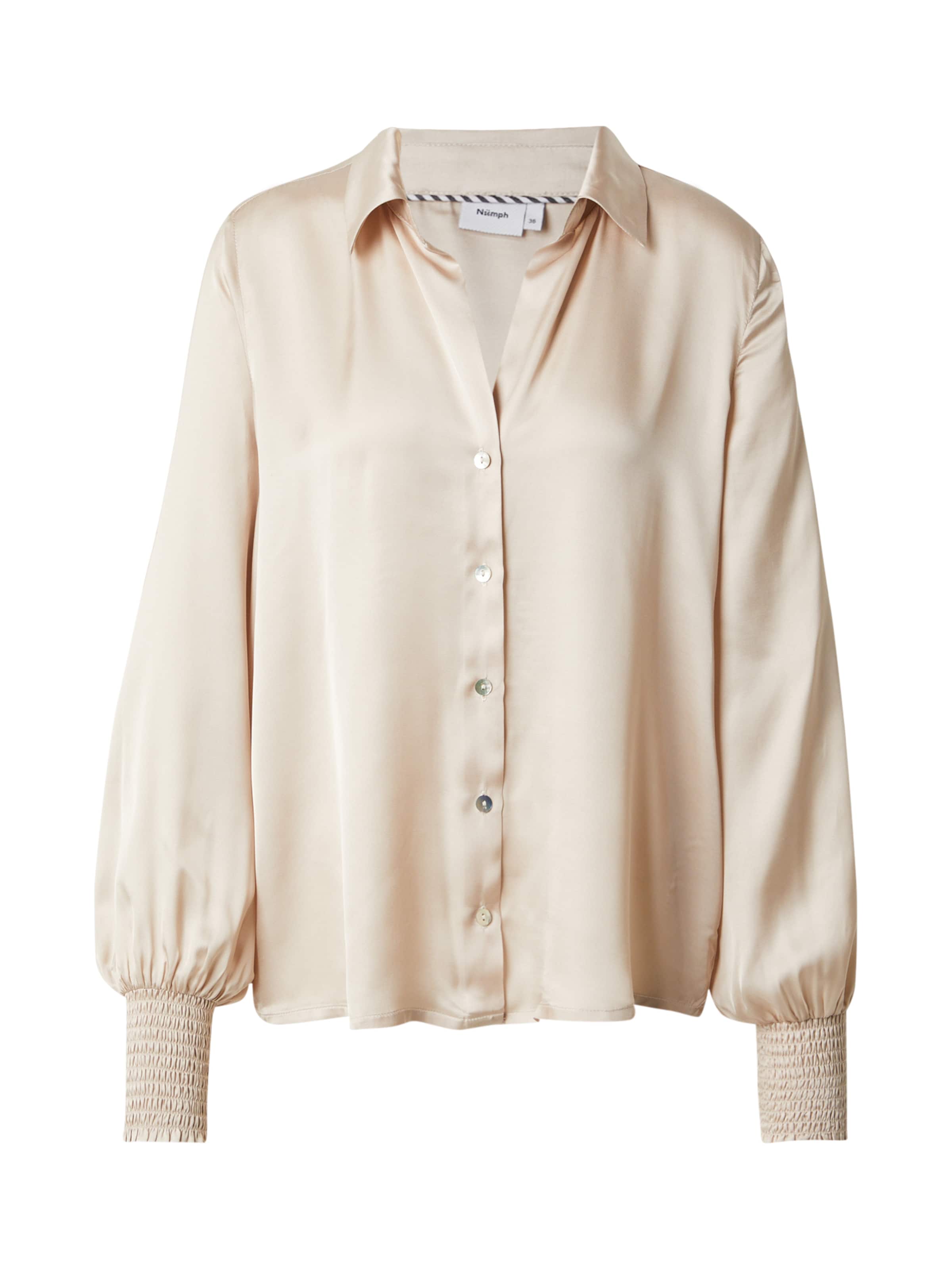 NÜMPH Bluse 'Nusinan' in Beige: Vorderseite
