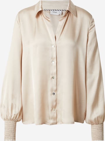 NÜMPHBluza 'Nusinan' - bež boja: prednji dio