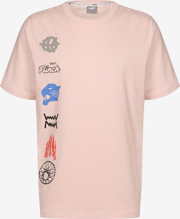 PUMA Sportshirt 'Qualifier' in Pink: predná strana