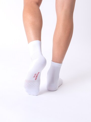 Occulto Sportsocken 'Rennrad Thomas' in Weiß
