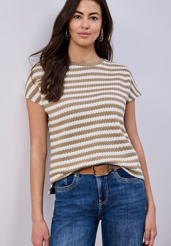 STREET ONE Sweater in Beige: front