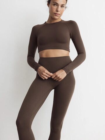 Skinny Leggings 'Capri Moka' MyLibi en marron