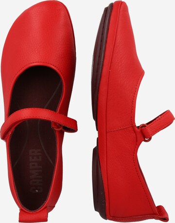 CAMPER Ballet Flats with Strap 'Nina' in Red