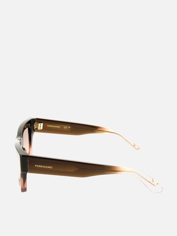 FERRAGAMO - Gafas de sol en marrón