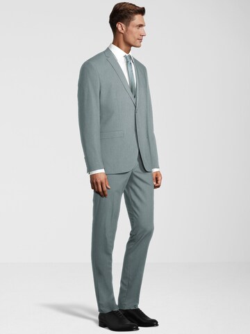 Coupe slim Costume Steffen Klein en vert
