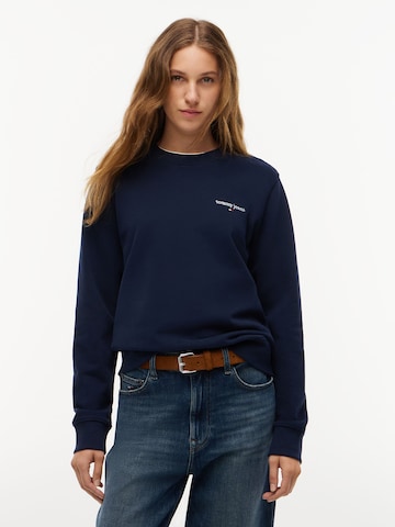 Felpa di Tommy Jeans in blu: frontale