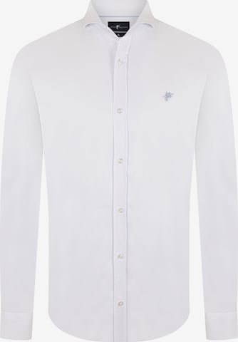 DENIM CULTURE Regular fit Overhemd 'Barnaby ' in Wit: voorkant