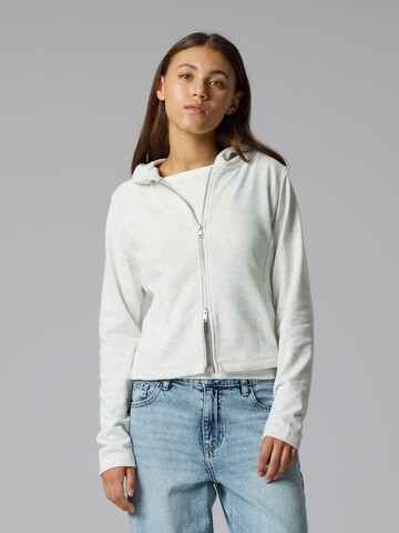 LMTD - Sudadera con cremallera en gris: frente