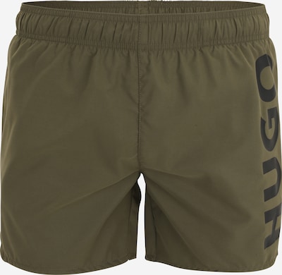 HUGO Uimashortsit 'ABAS' värissä vihreä / musta, Tuotenäkymä