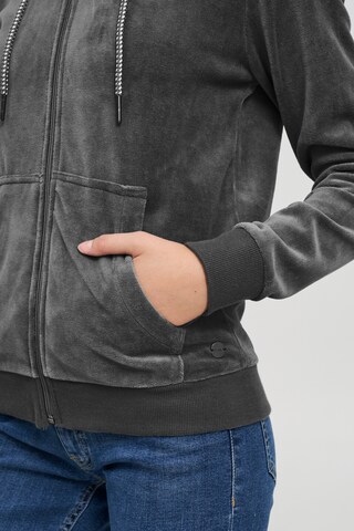 Oxmo Sweat jacket 'NICKY' in Grey