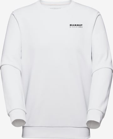 MAMMUT Athletic Sweater in White: front
