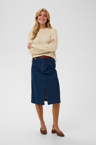 Pull-over 'OlineSZ' SAINT TROPEZ en beige
