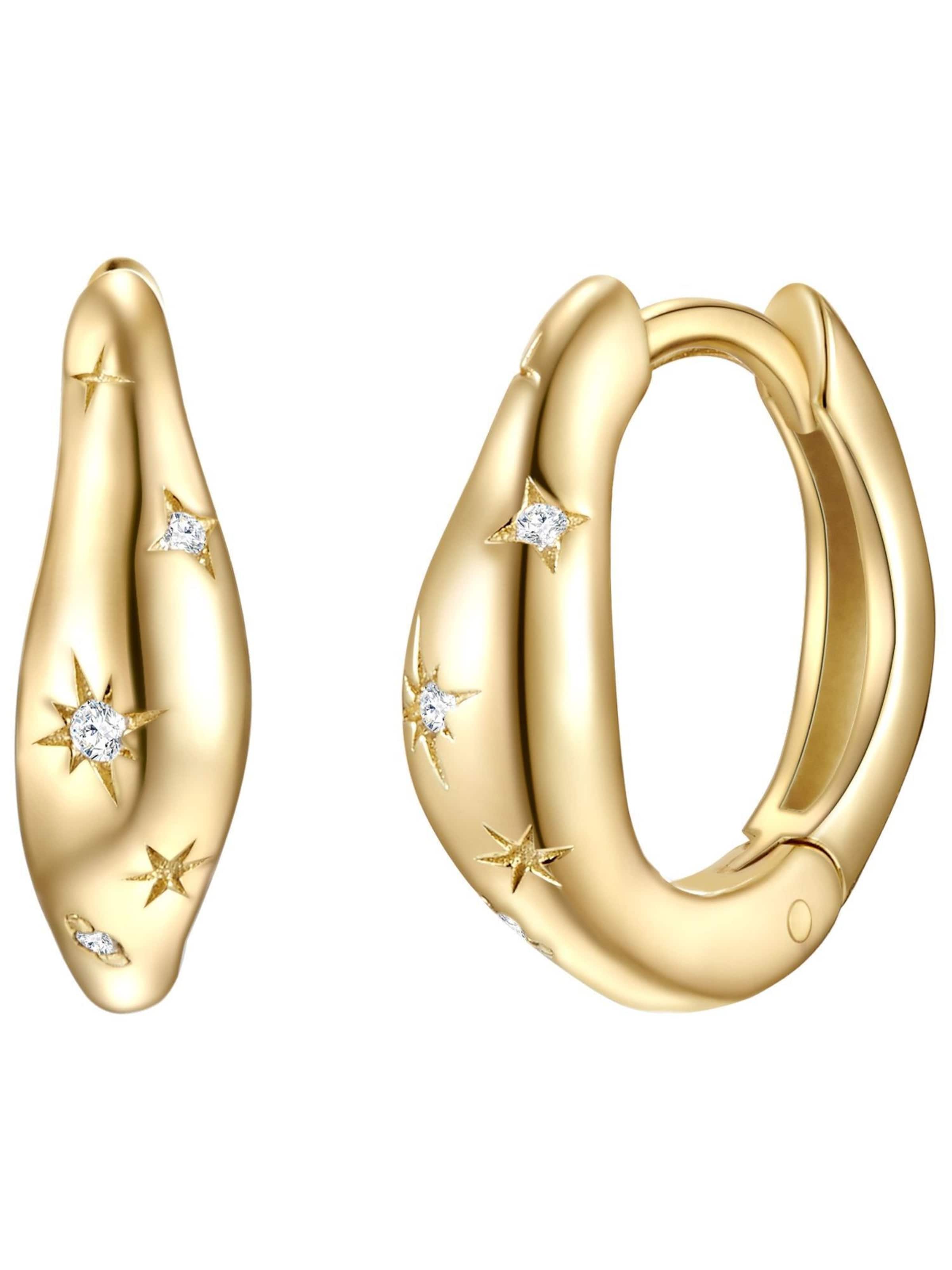 Glanzstücke München Oorbellen in Goud: voorkant