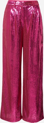 LeGer by Lena Gercke Wide leg Pleat-front trousers 'Eleni' in Pink: front