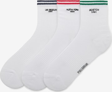 Pull&Bear Socken in Weiß: predná strana