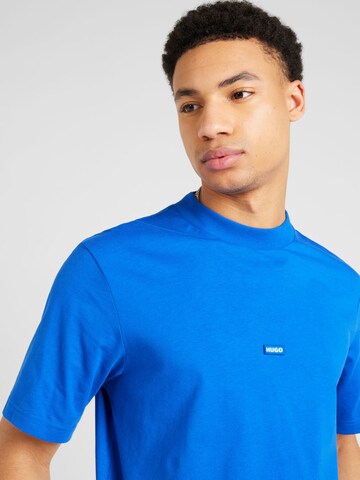 HUGO T-Shirt 'Nieros' in Blau