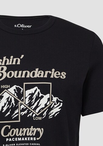 T-Shirt s.Oliver en noir