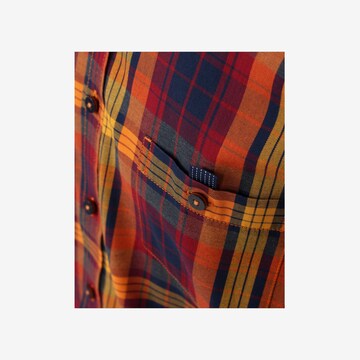 CASAMODA Comfort fit Button Up Shirt in Orange