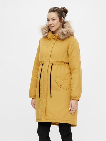 Parka d’hiver 'Jessa' MAMALICIOUS en jaune : devant