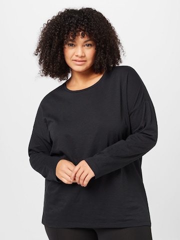 Noisy May Curve Shirt 'MATHILDE' in Black: front