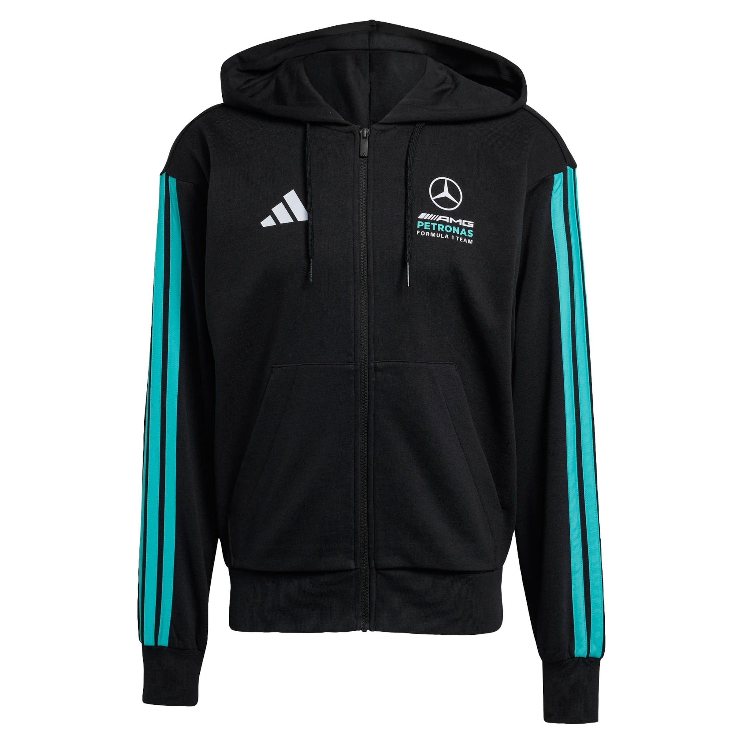ADIDAS PERFORMANCE Sportsweatvest in de kleur Aqua / Zwart / Wit, Productweergave