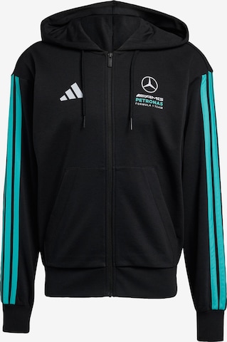 juoda ADIDAS PERFORMANCE Sportinis džemperis: priekis