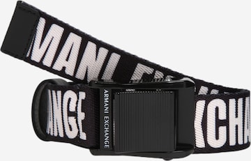 ARMANI EXCHANGE Belt in Black: front