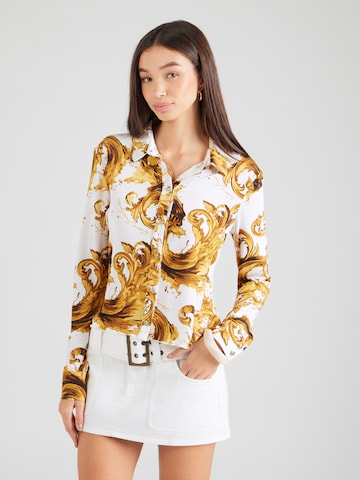 Versace Jeans Couture Μπλούζα σε λευκό: μπροστά