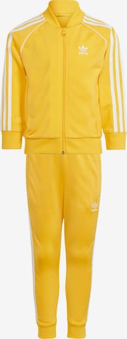 ADIDAS ORIGINALS Sweatsuit 'Adicolor Sst' in Yellow: front