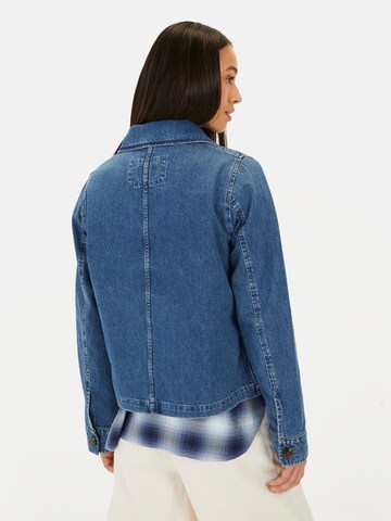 CAMEL ACTIVE Jeansjacke aus Baumwolle in Blau