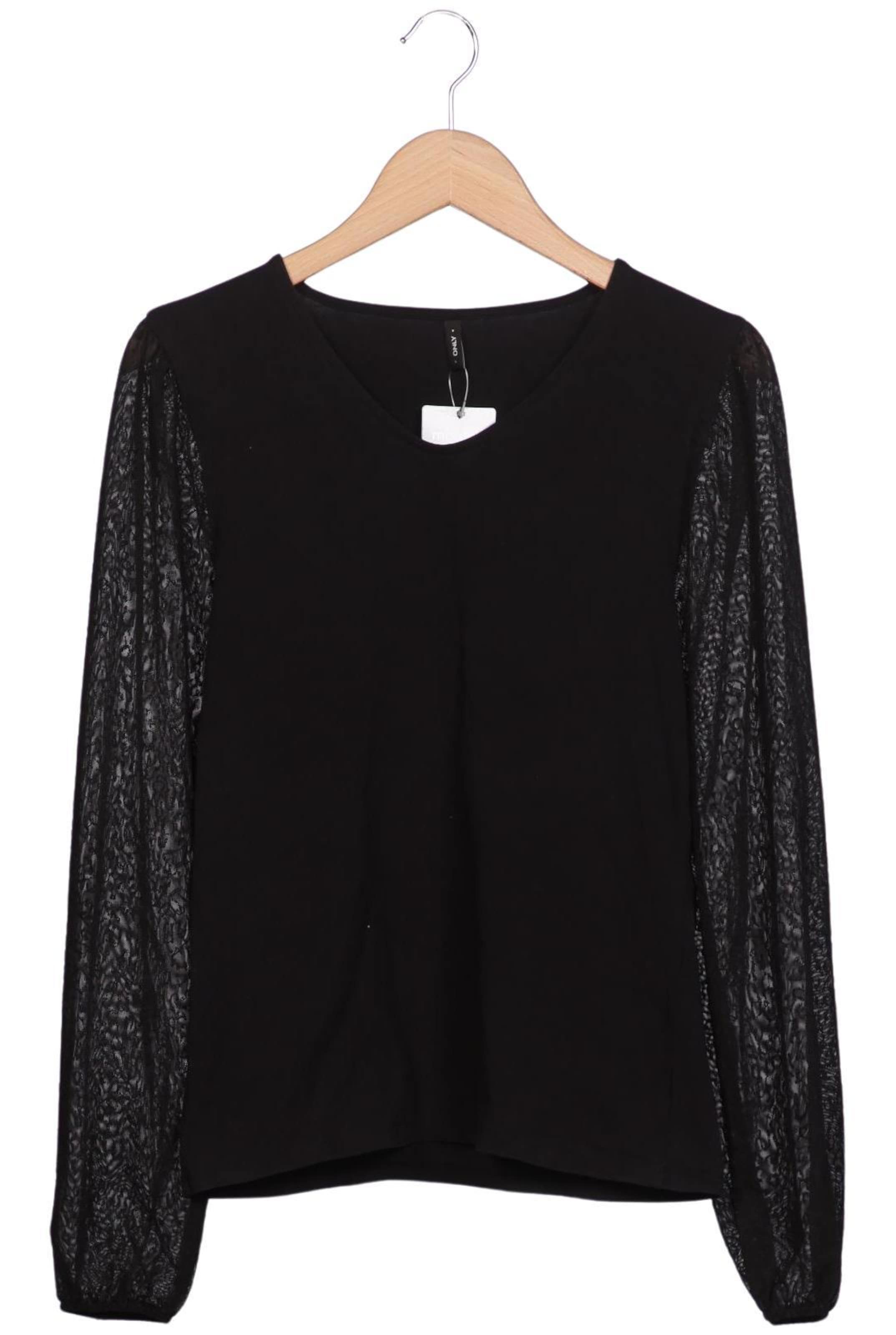 ONLY Langarmshirt L in Schwarz: Vorderseite