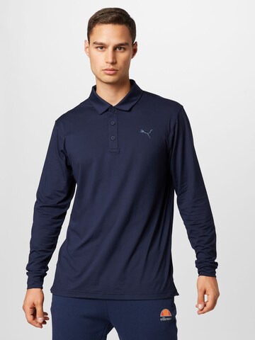 PUMA Performance Shirt in Blue: front