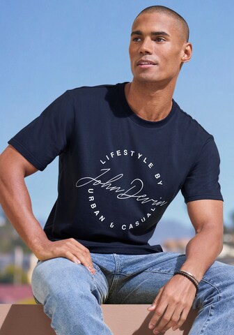 JOHN DEVIN Shirt in Blue: front
