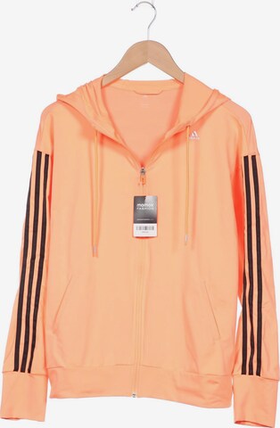 ADIDAS PERFORMANCE Sweatshirt & Zip-Up Hoodie in L in Orange: front