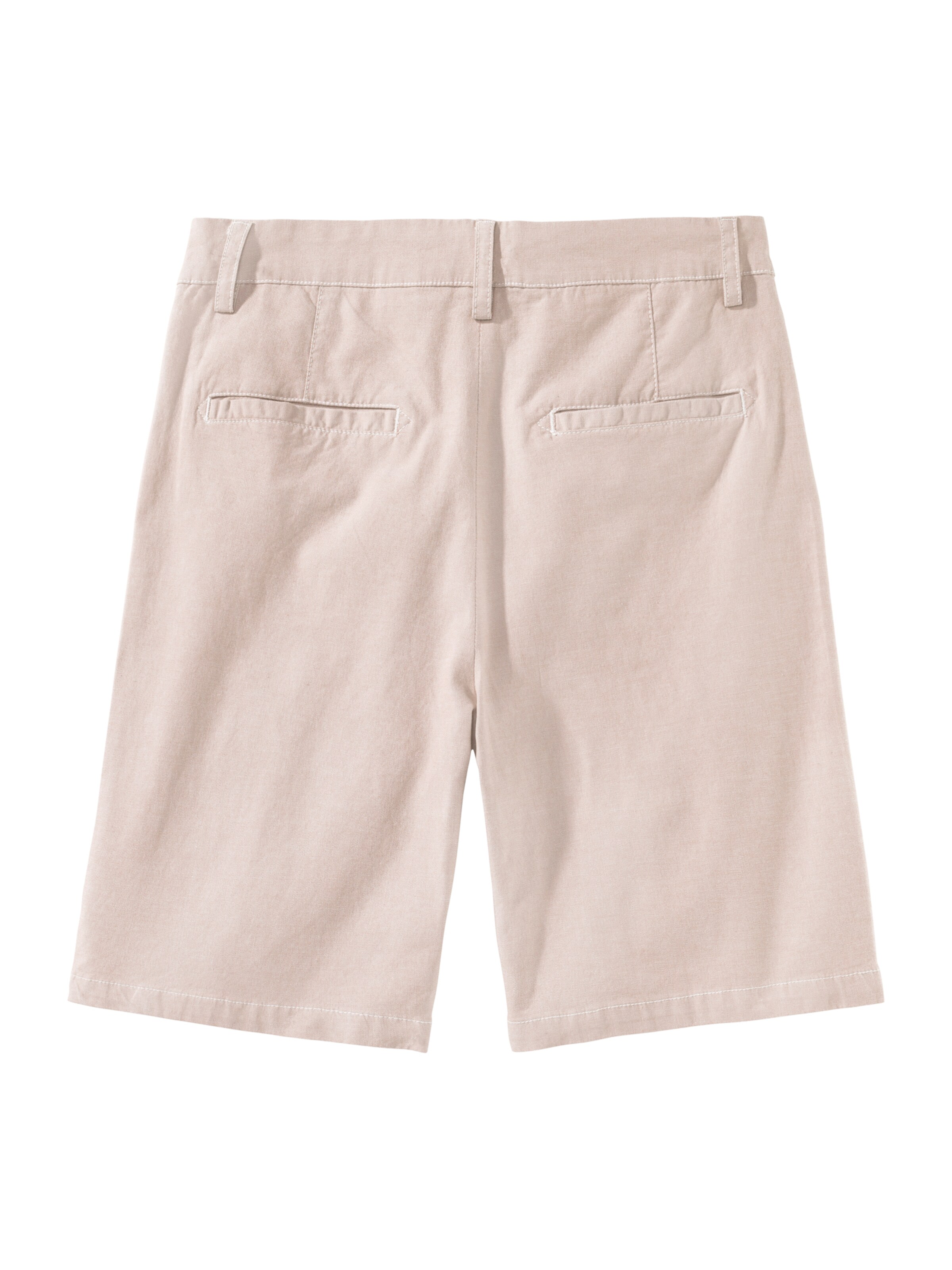 JOHN DEVIN Štandardný strih Chino nohavice 'Oxford' - Béžová: zadná strana