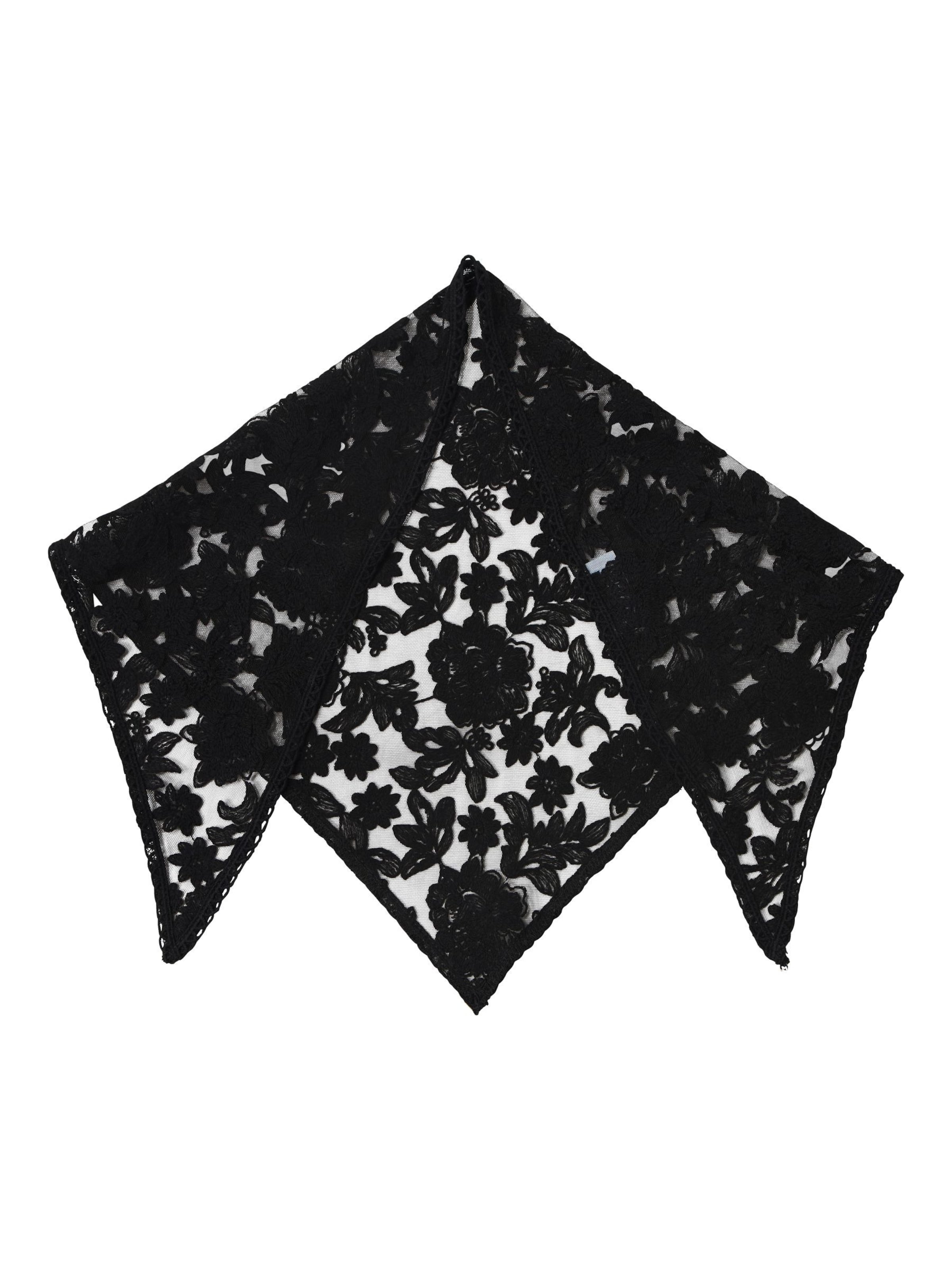 OBJECT Shawl 'OBJAlice' in Black: front