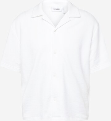 WEEKDAY Comfort fit Overhemd 'Charlie' in Wit: voorkant