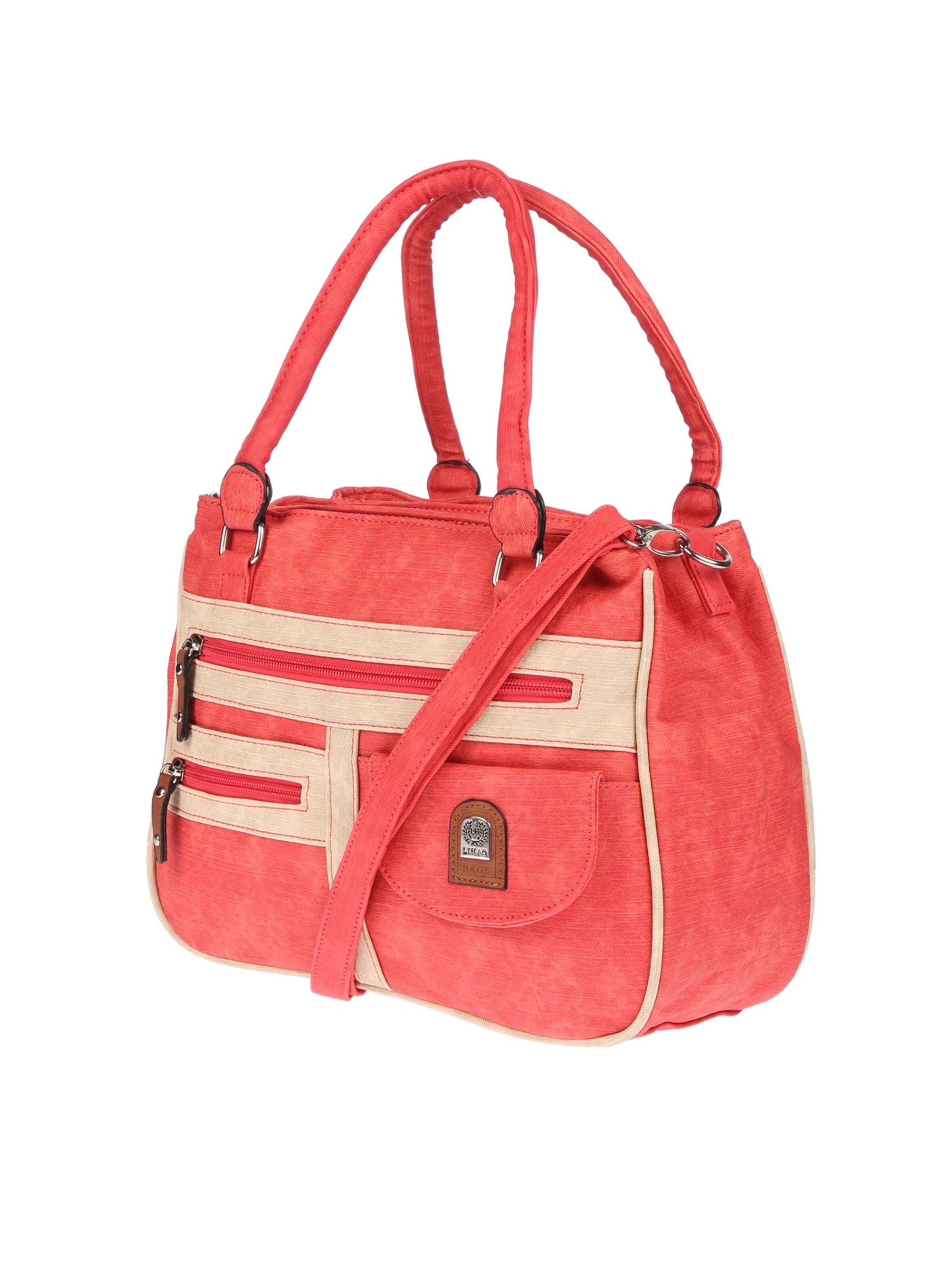 Christian Wippermann Handtasche 'Große Damen Tasche Umhängetasche Schultertasche'‌ in Rot