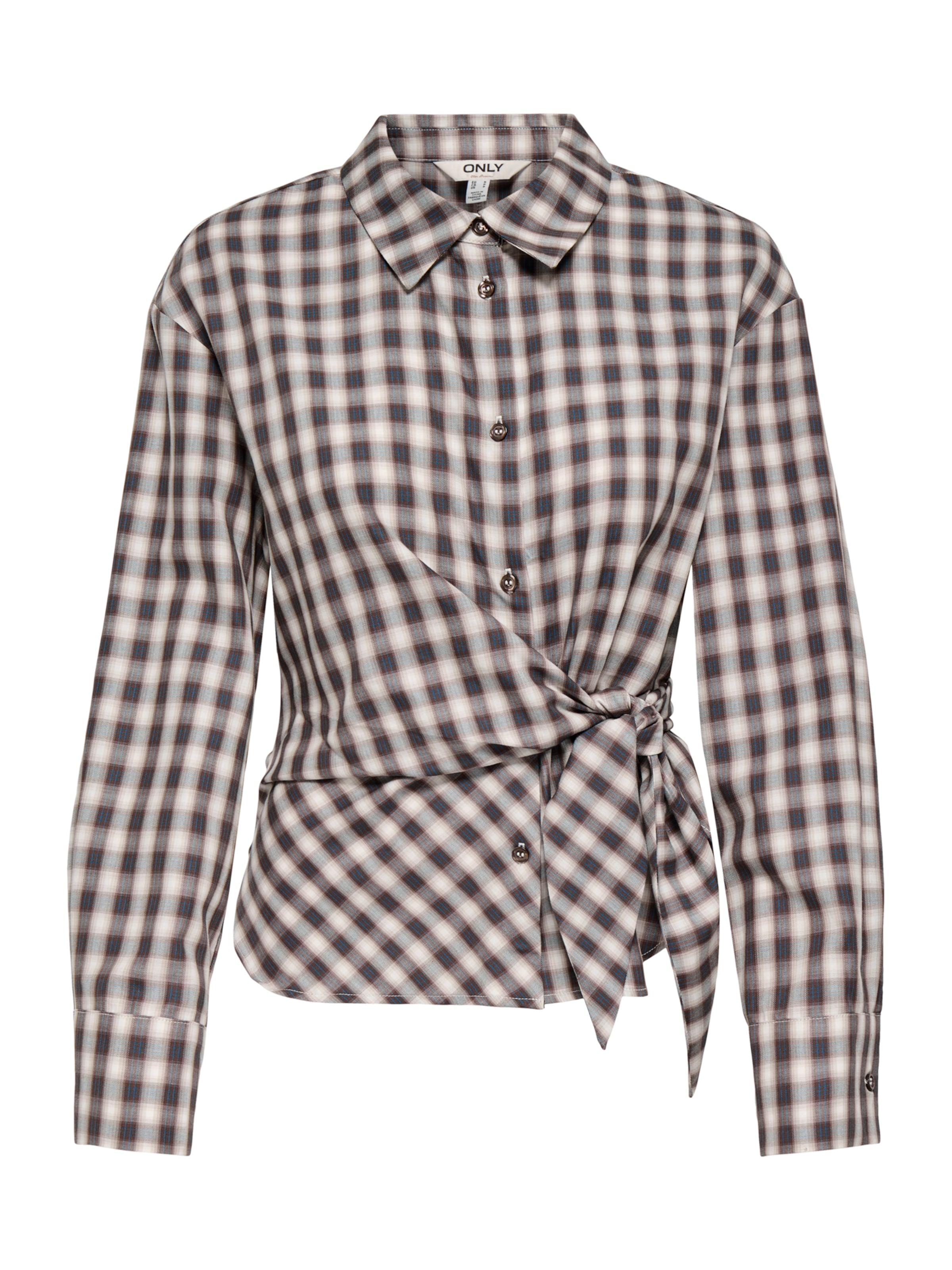 ONLY Blouse 'ONLNOLA' in Bruin: voorkant