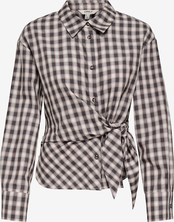 ONLY Blouse 'ONLNOLA' in Bruin: voorkant