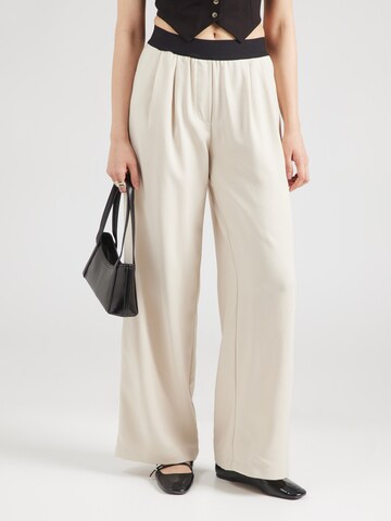 Wide leg Pantaloni cutați 'Davinia' de la STUDIO SELECT pe bej: față