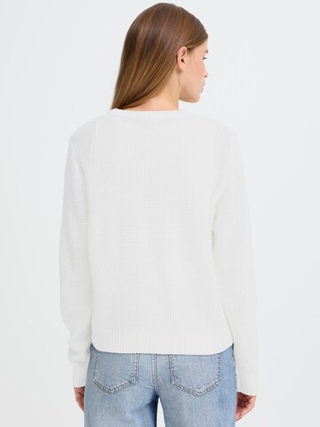 Oxmo Strickjacke ' OXBMMOMA CARDIGAN ' in Weiß