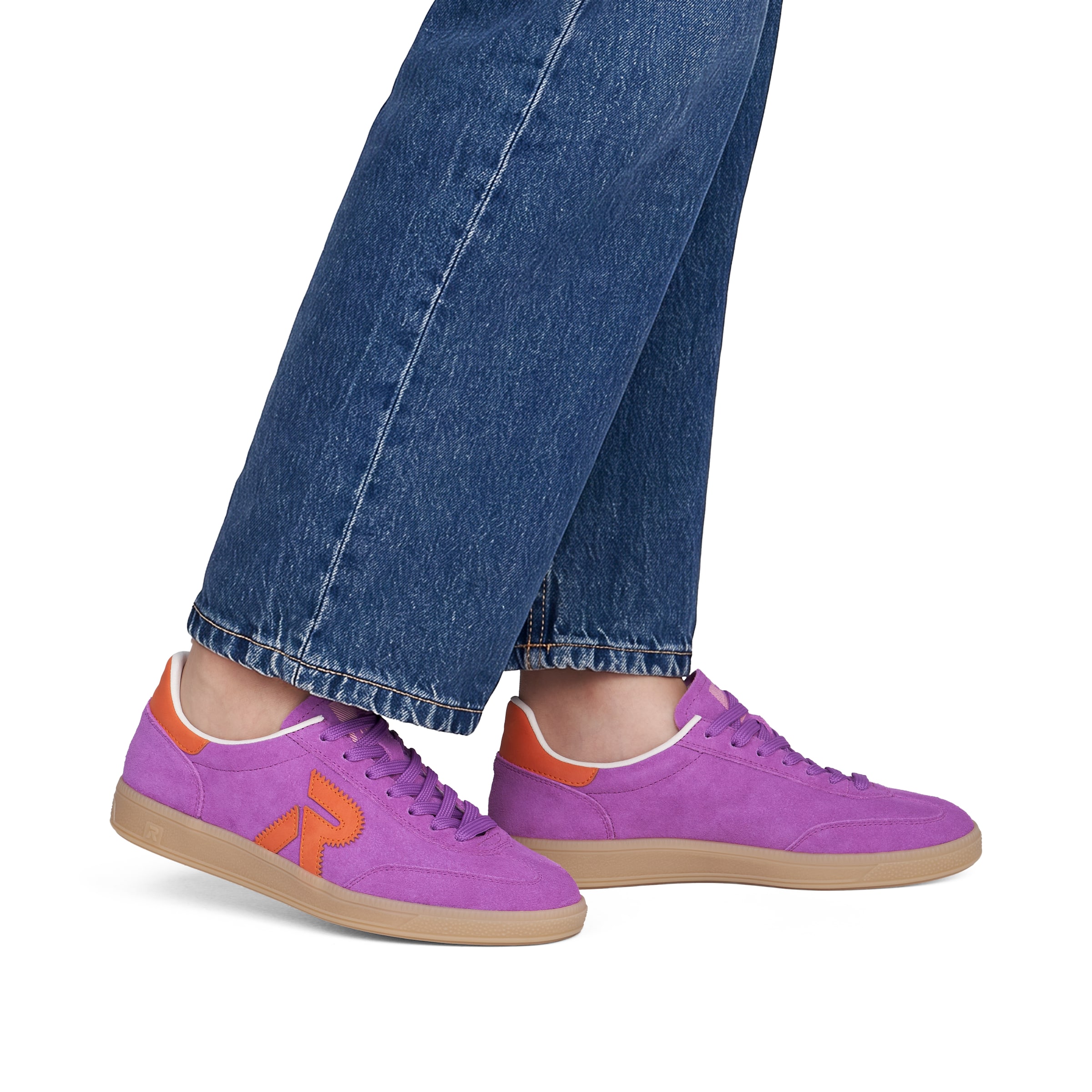 Baskets basses 'San Diego' Rieker en violet