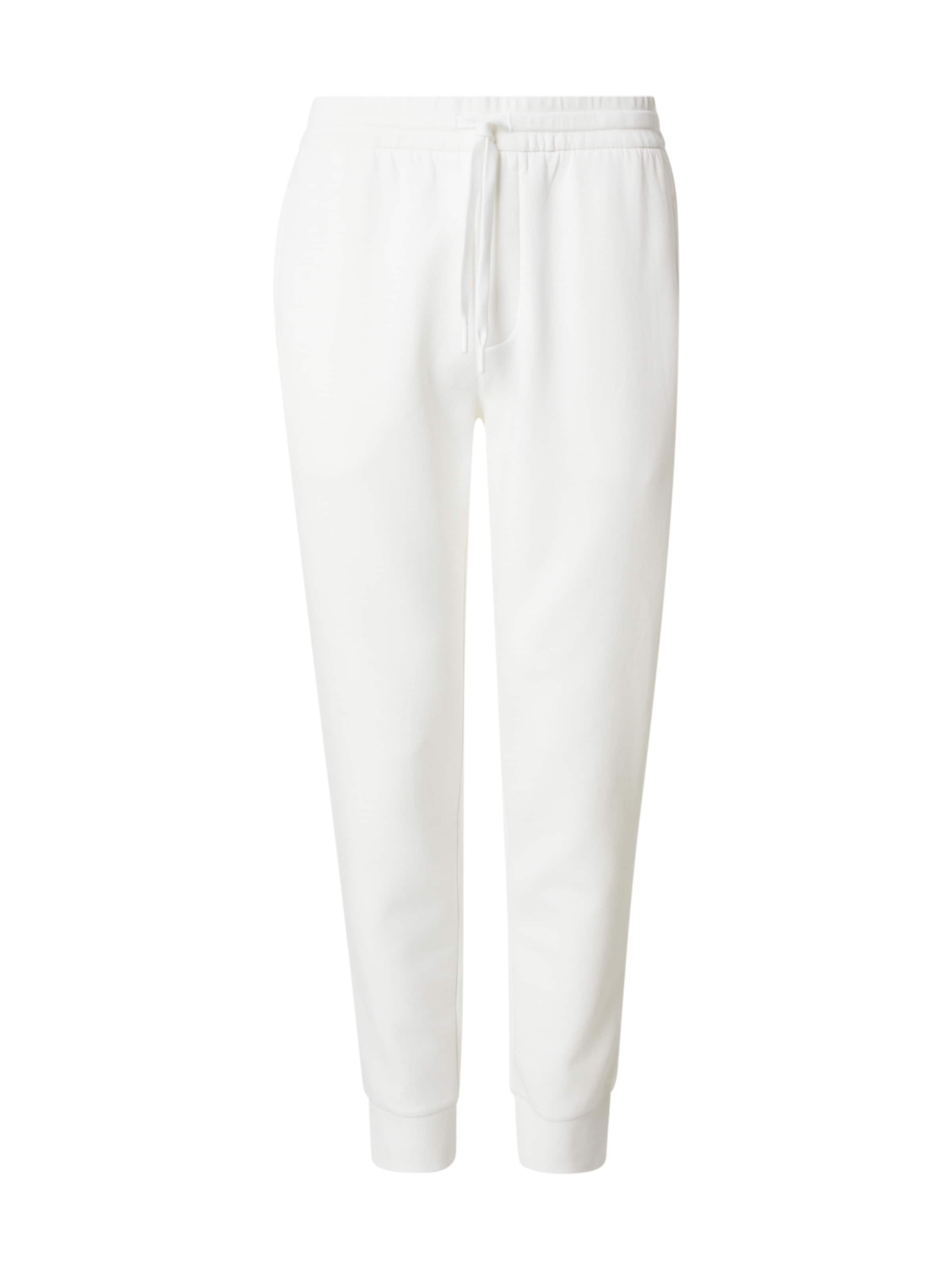 Effilé Pantalon ARMANI EXCHANGE en blanc : devant