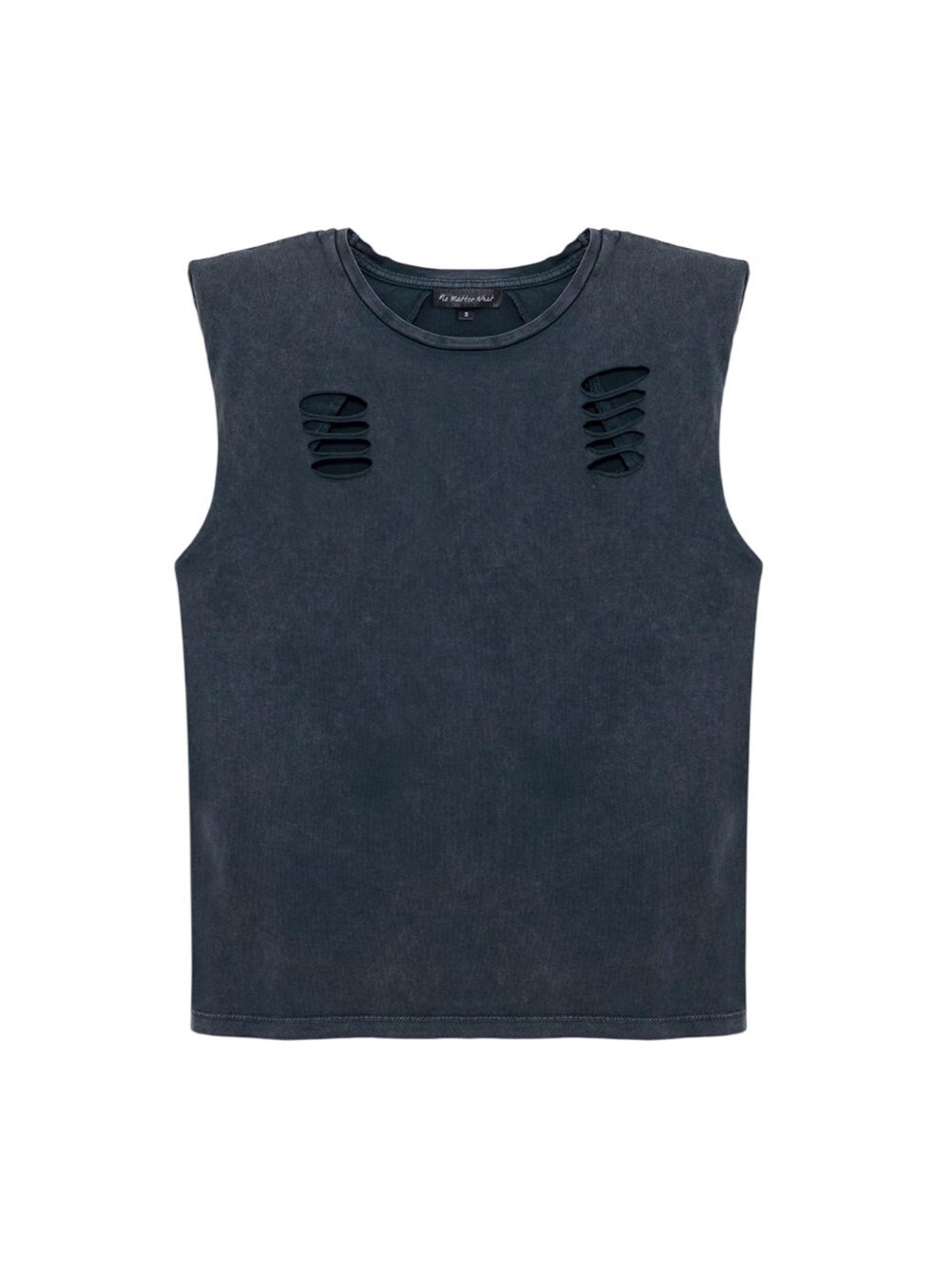No Matter What Shirt in Grijs: voorkant