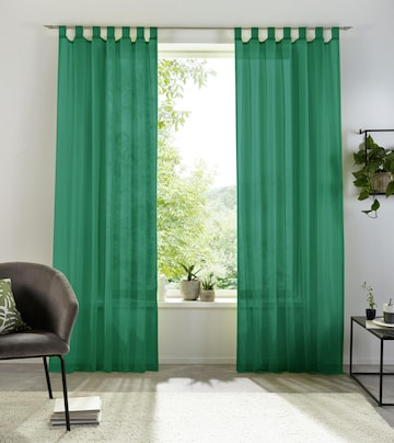 MY HOME Curtains & Drapes in Green