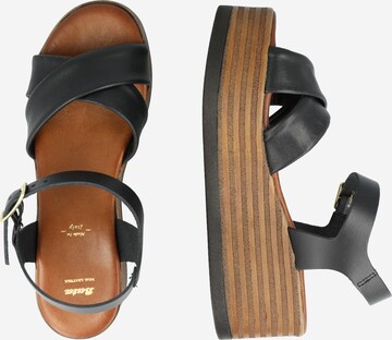 Bata Sandalen met riem in Zwart