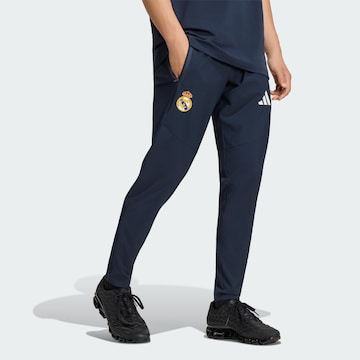 ADIDAS PERFORMANCE - regular Pantalón deportivo 'Real Madrid Tiro' en azul: frente