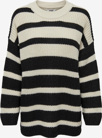 JDY Oversized Sweater 'Justy Runa' in Beige: front