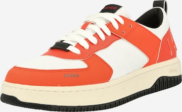 Sneaker bassa 'Kilian' di HUGO Red in arancione: frontale